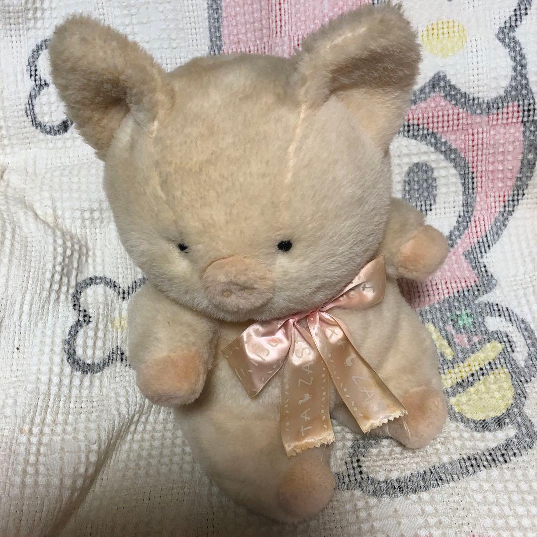 サンリオ　昭和レトロ　ヴィンテージ ザシキブタ　正規品　大きなぬいぐるみ　中古