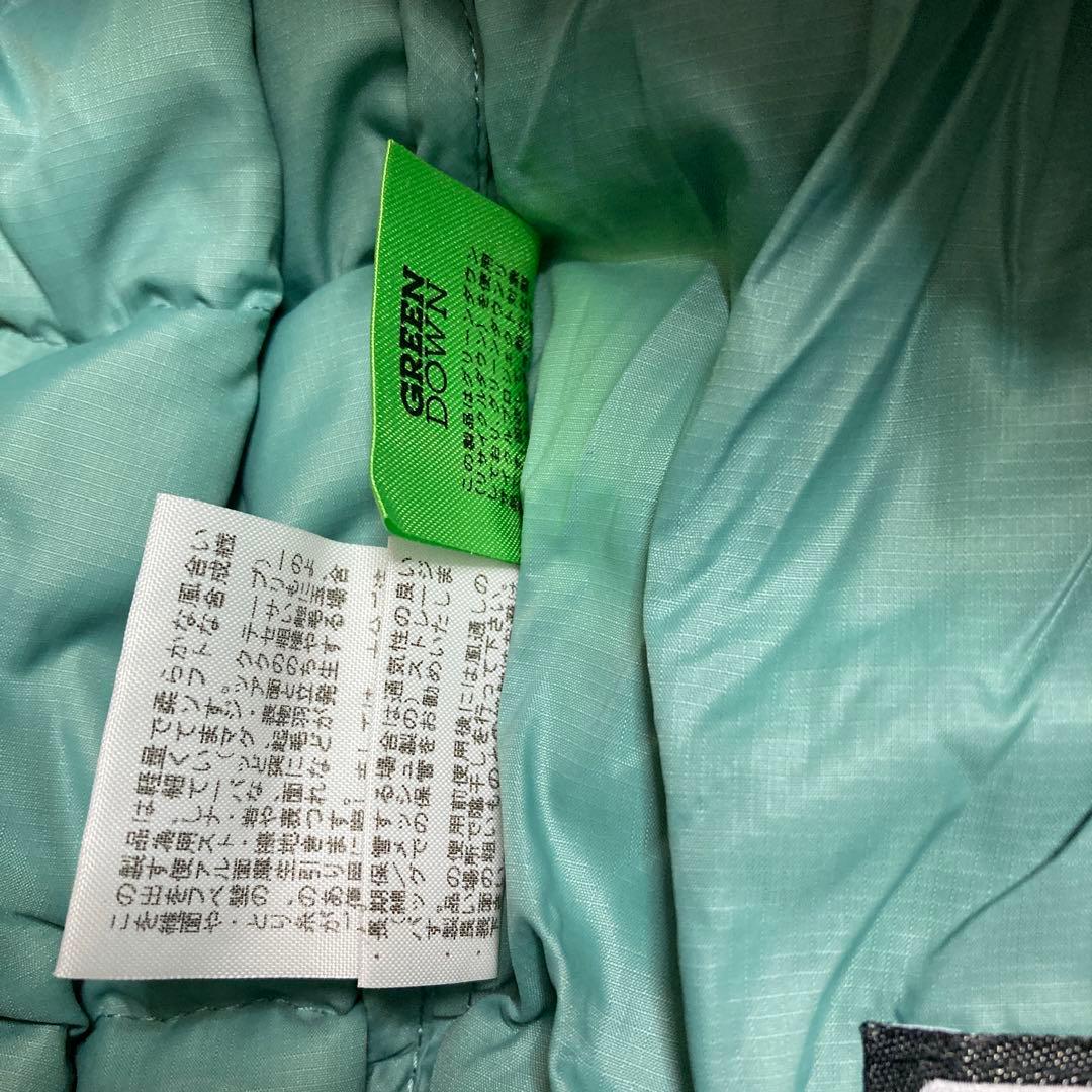 【お値下げ中】THE NORTH FACE 90センチ　キッズ　ダウン　水色