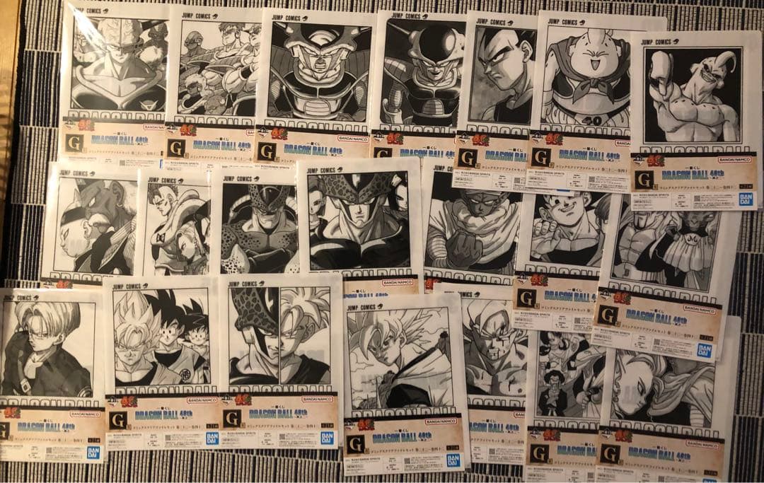 一番くじ ドラゴンボール G コミックスクリアファイルセット 19種