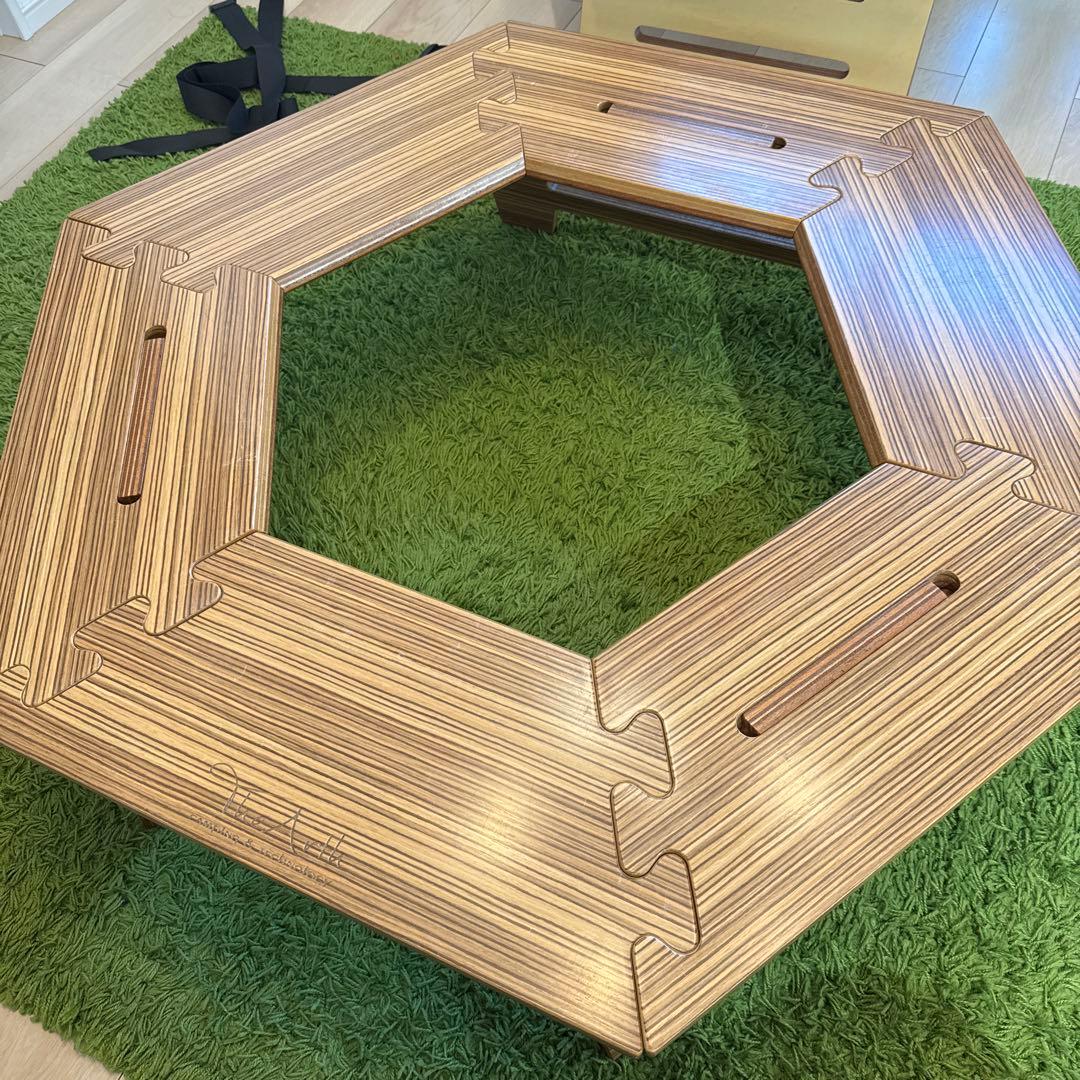 The Arth ザアース シマ次郎 ヘキサテーブル 六角テーブル