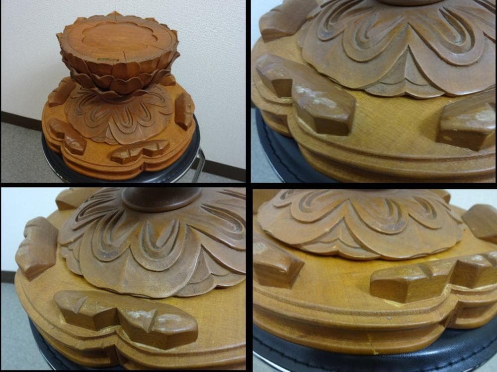 木彫り 阿弥陀如来座像 高さ約60㎝ 古美術 中国美術 骨董 旧家蔵出し