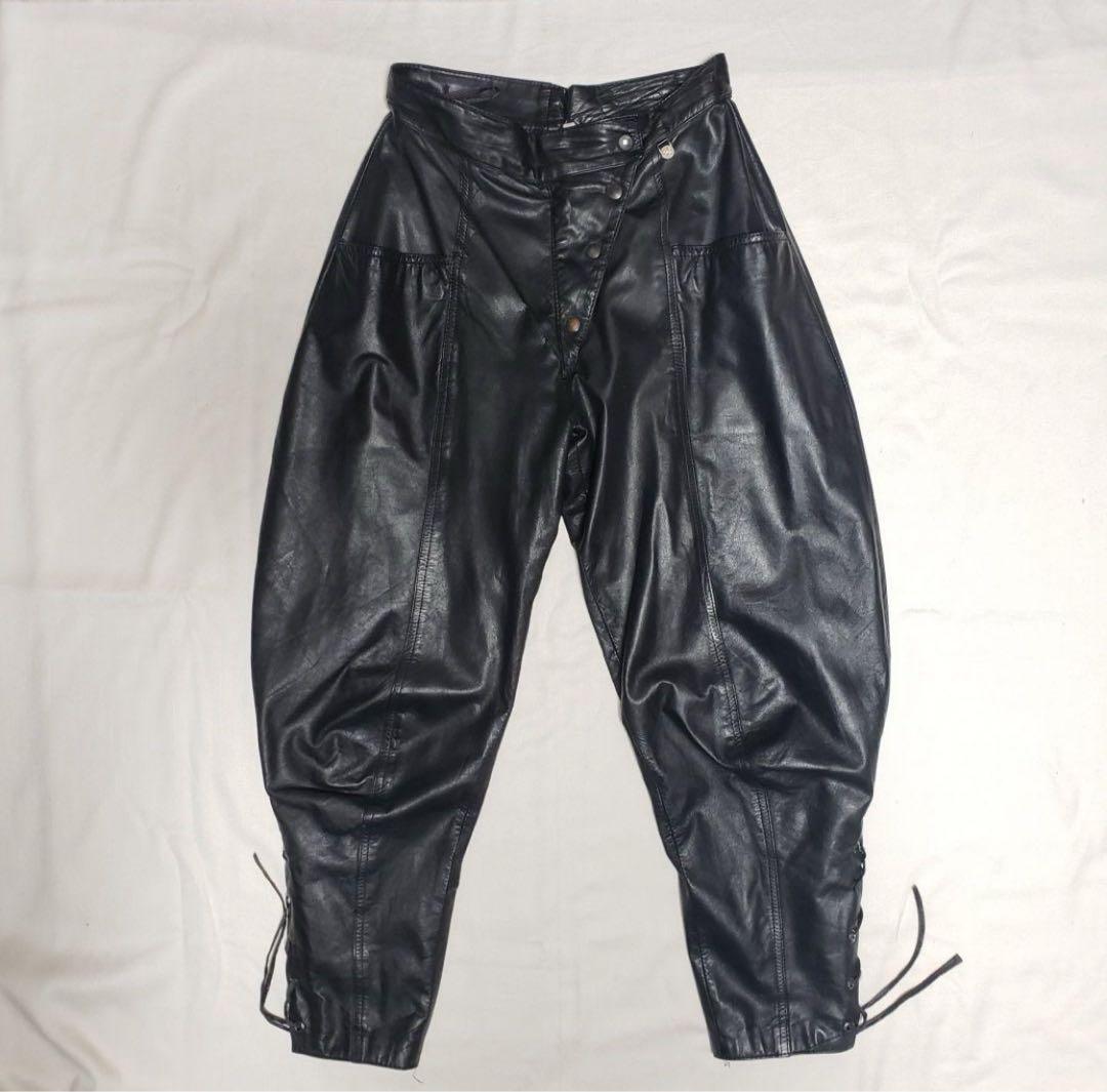 最終値下ジョッパーズパンツ レザー モーターサイクルパンツ フレンチ