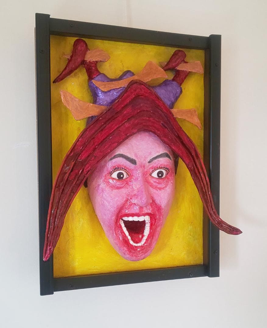 リス図】永田春水 2602 栗鼠掛け軸肉筆