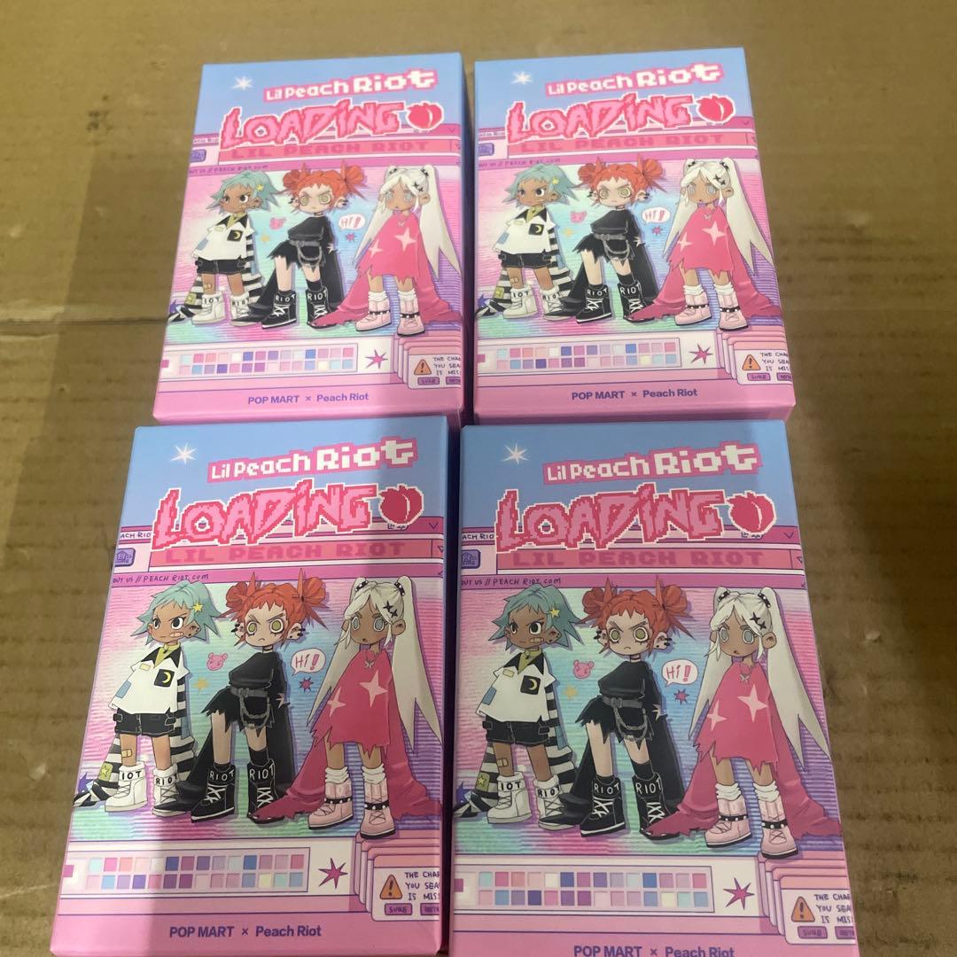 POPMART Lil Peach RiotLoadingシリーズ　　10ピース
