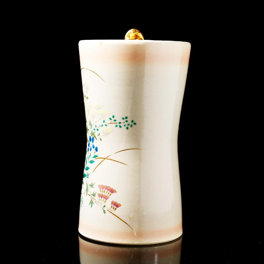 ☆ はやとばあ 様専用☆T 能瀬三恵子 （萌春） 九谷焼 色絵金彩花草