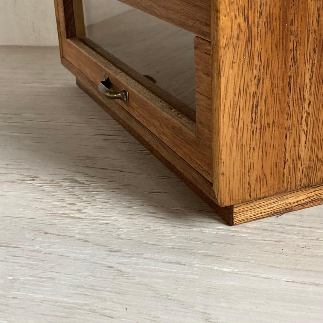 古い木製3杯 小引き出し 小物入れ 糸ケース 古家具 ディスプレイケース