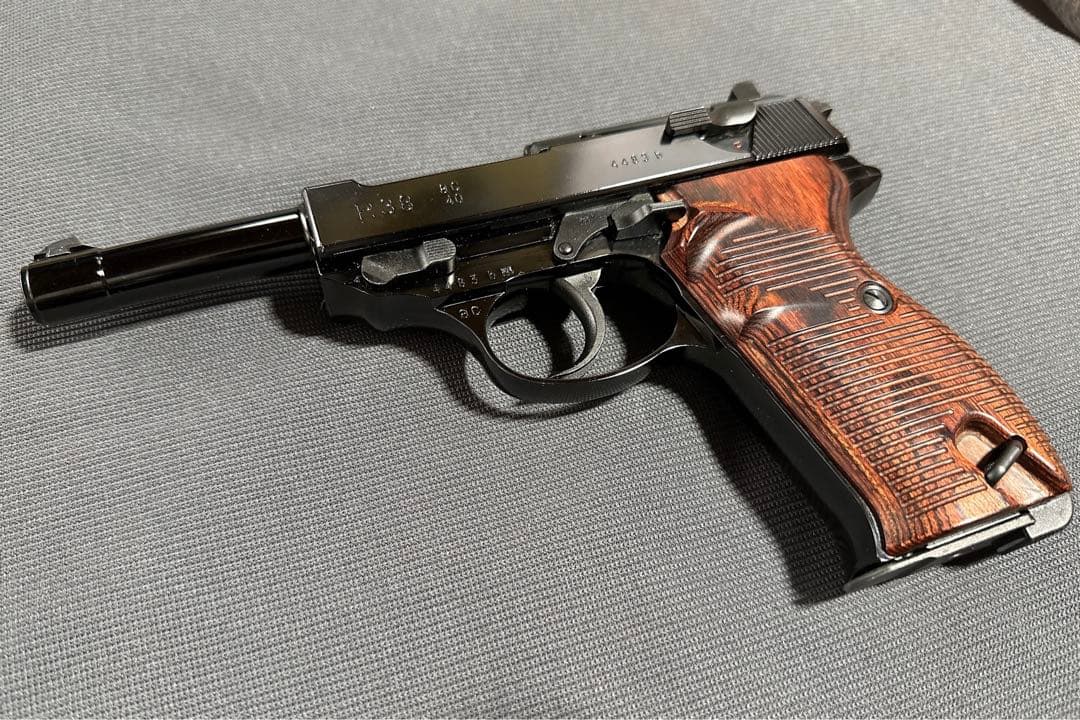 美品 マルゼン 【美品】マルゼン ワルサーP38 ac40 ブラックメタル PA