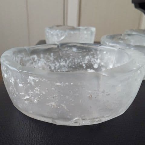 藤田喬平作手吹ガラス丸小鉢