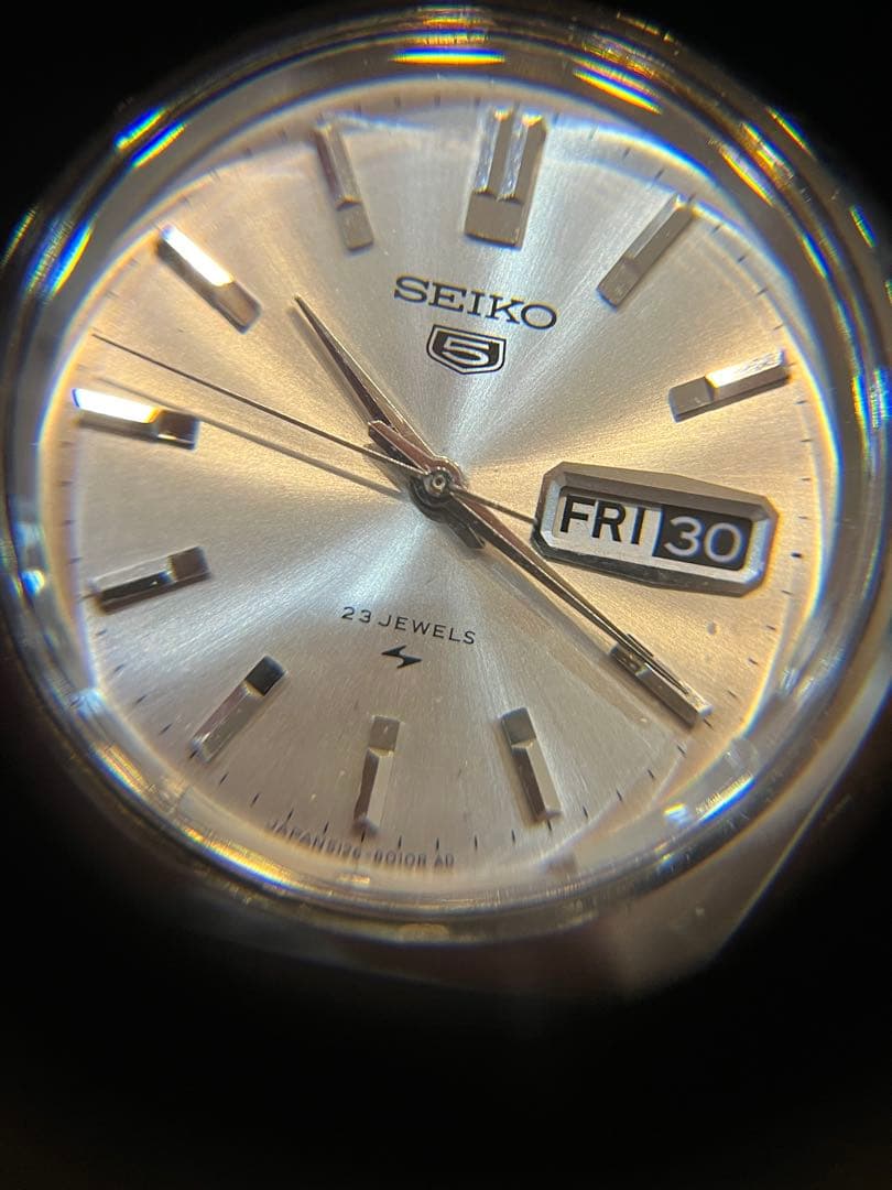 かっこいいメンズ自動巻腕時計　セイコー5 5126-8010 ビンテージ　稼働品