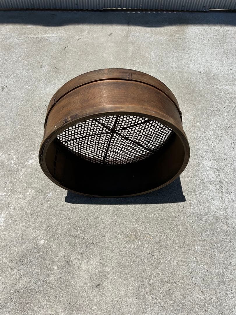 南房総で明治から昭和初期に使用されていた古農具:竹網