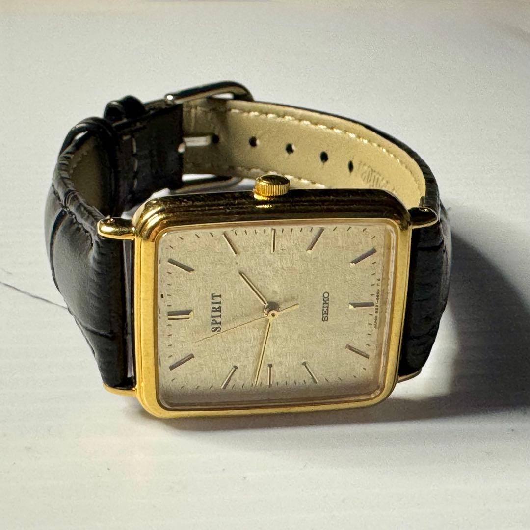 SEIKO 希少 スクエア ヴィンテージ 90's タンク 5E21-5B50