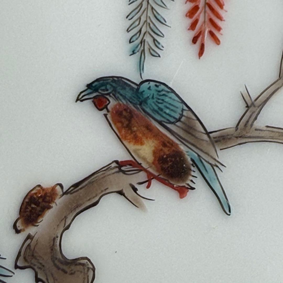 1928年〜1950年 十二代 柿右衛門 錦 柳鳥画 菓子皿 五枚揃 共箱 - メルカリ