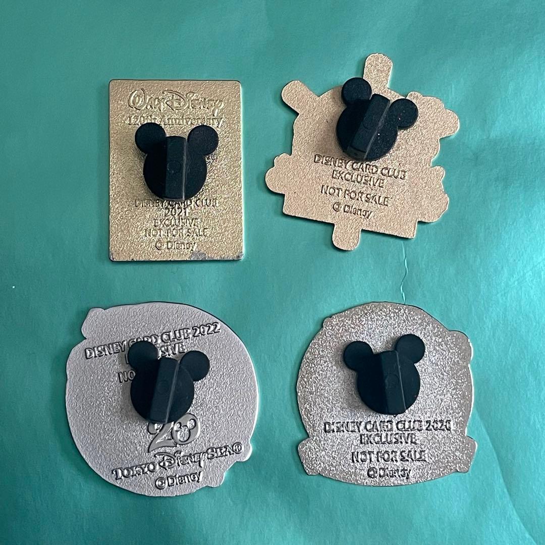 ウォルトディズニー ミッキー ピンバッジ JCB特典 限定 セット売り