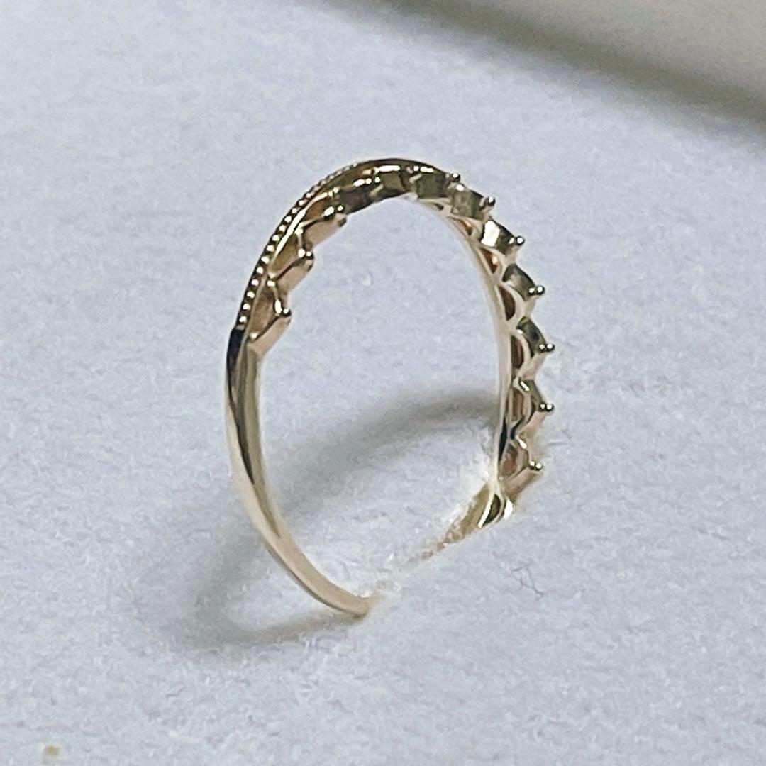 Jewel closet by L&co K10 レイヤードリング　9号ミル打ち