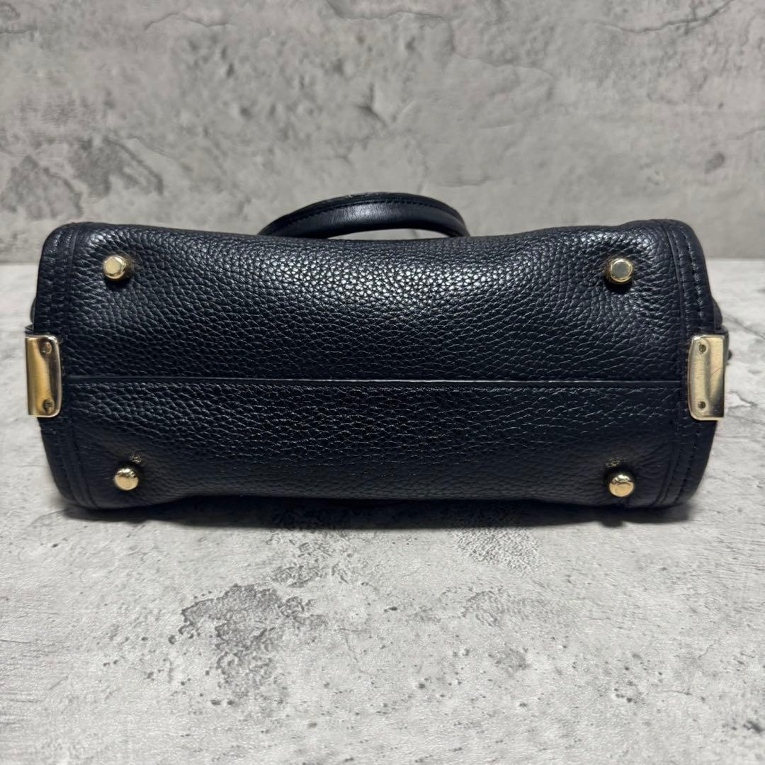 未使用級✨️コーチ 2way ショルダーバッグ スワッガー レザー シボ革 黒