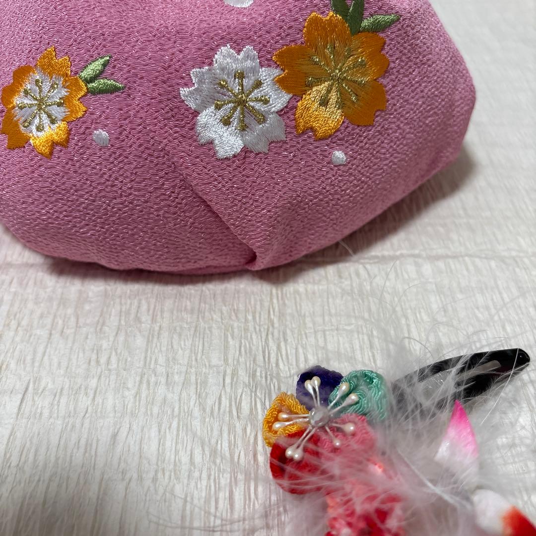 七五三　三歳　正絹着物長襦袢 六点セット　美品