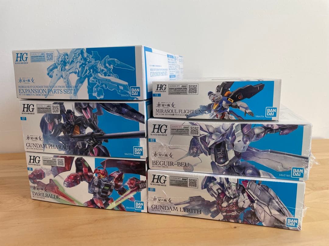 1/144 HG ガンプラ 水星の魔女シリーズ 6点セット