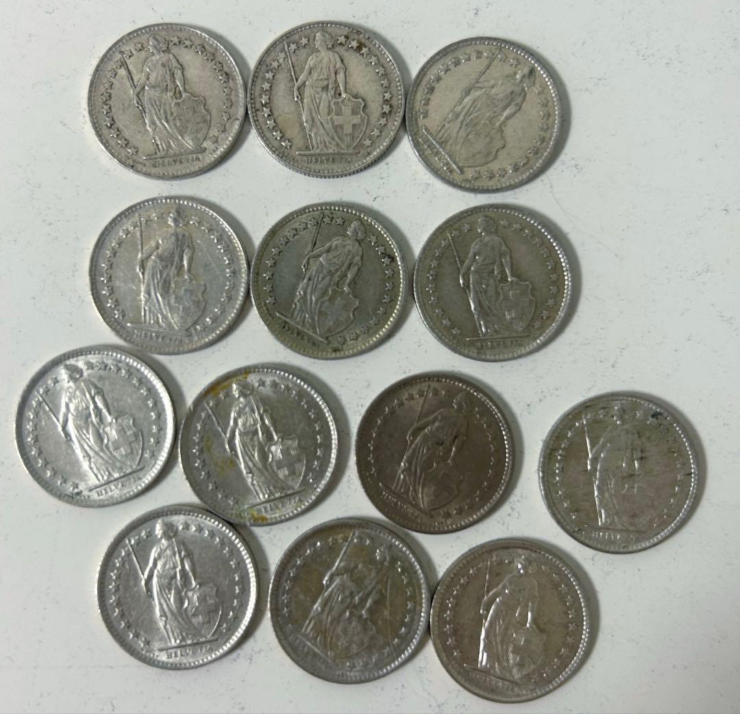 スイスフラン コイン32枚SET コレクション 外国コイン 硬貨  スイス