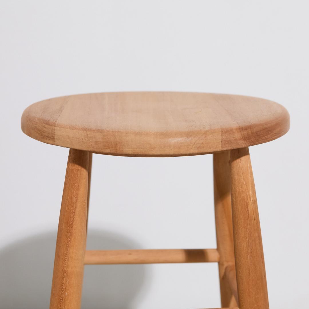 スツール　ハイスツール　天然木