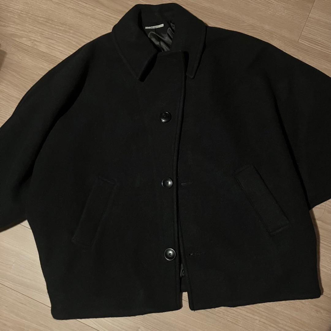 美品✨】SPORT MAX ロング チェスターコート カシミヤ 女優襟 黒38