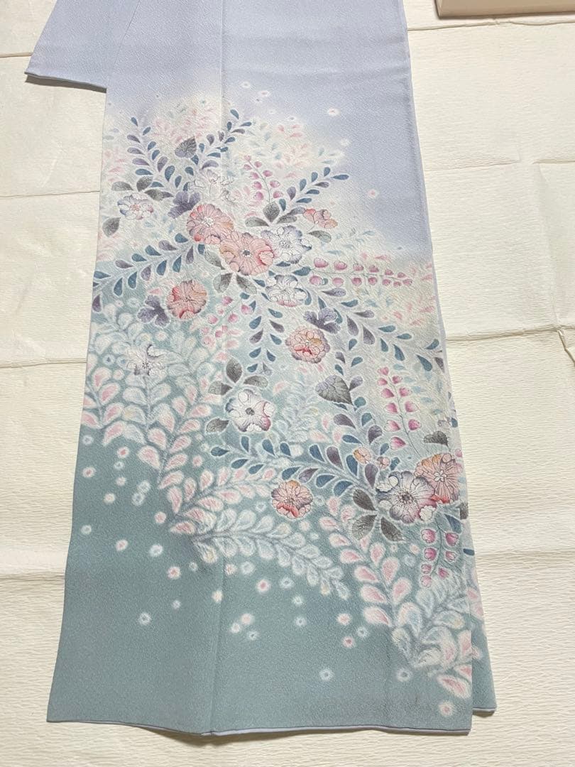 訪問着フルセット 辻ヶ花 作家 落款 正絹 絞り 上品 入学式 結婚式