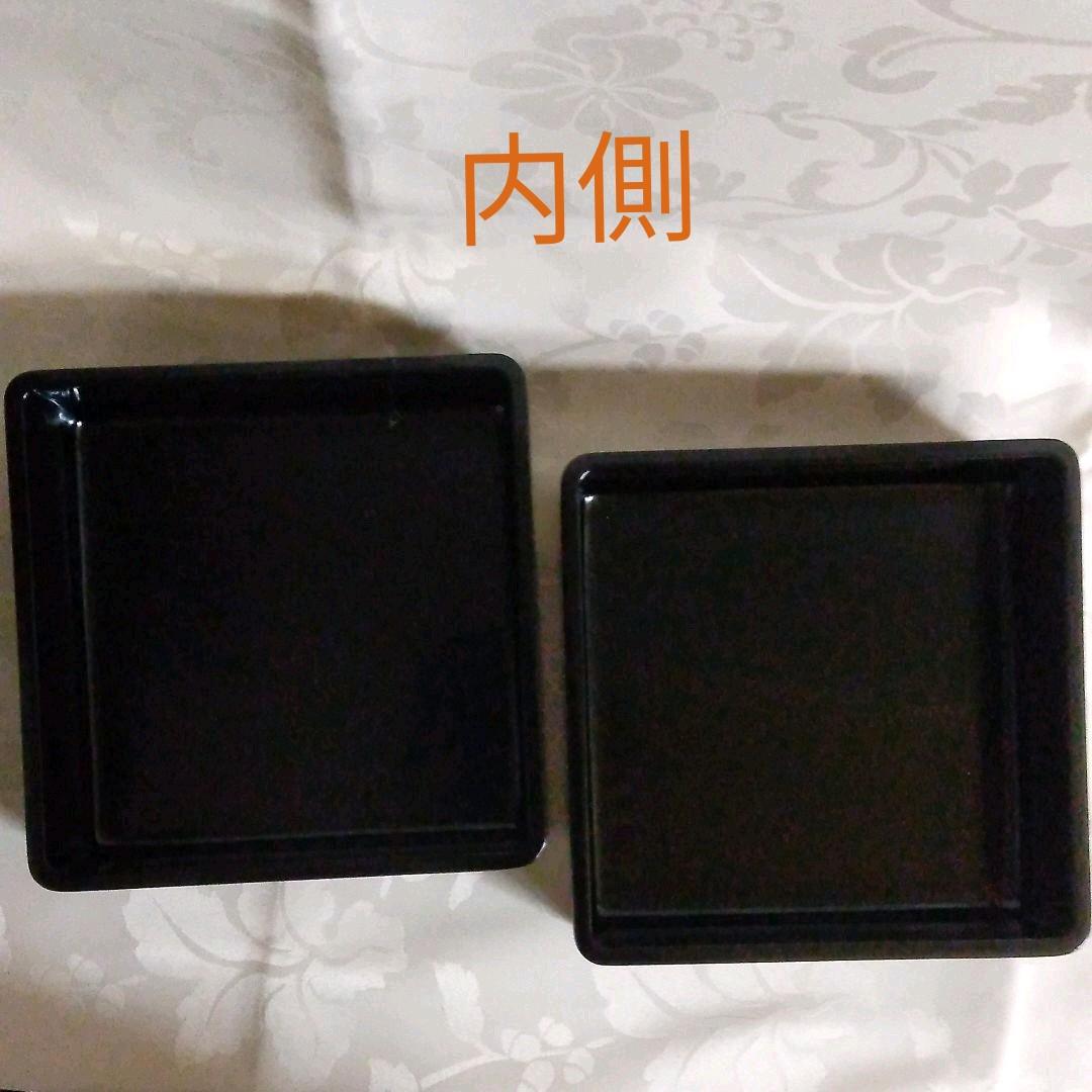 重箱　秀衡塗り　三段重　伝統工芸品　モダン　金箔　新品未使用