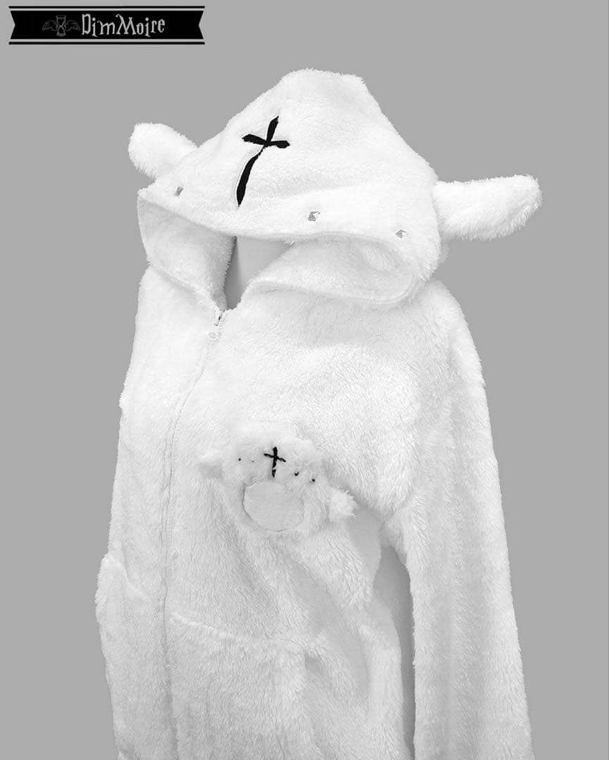 DimMoire ディムモアール 子羊ちゃんもこもこルームウェア White M