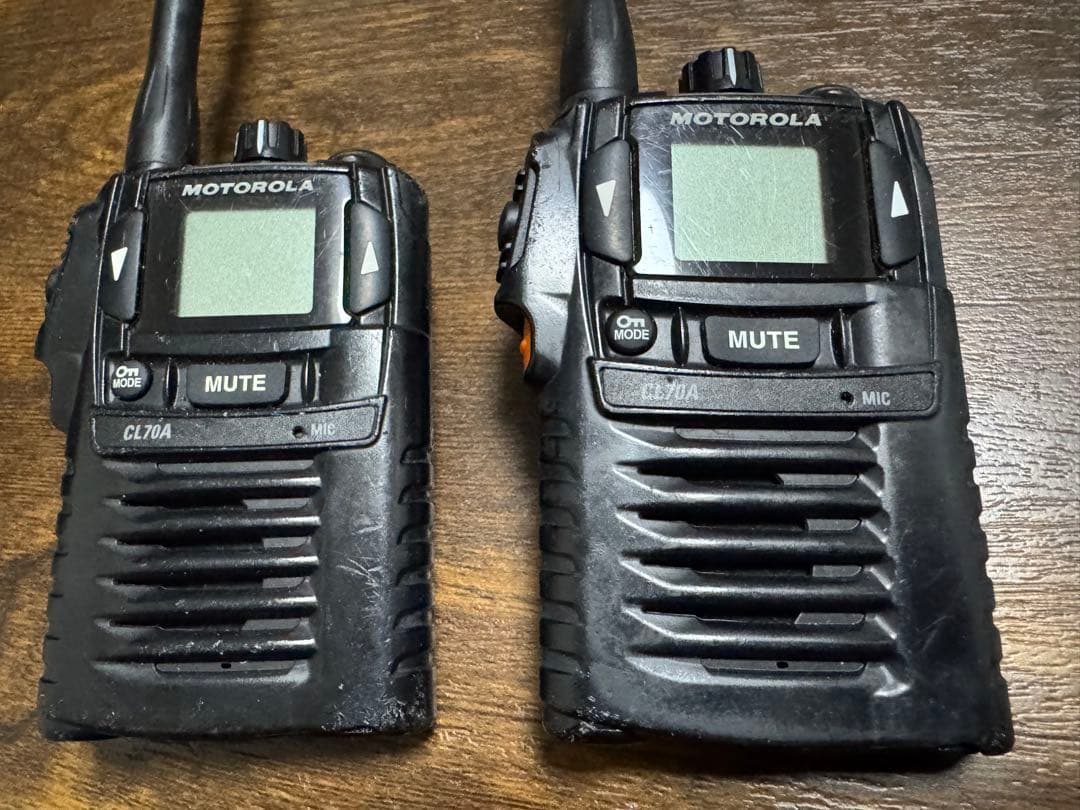 2台 MOTOROLA モトローラトランシーバー CL70A