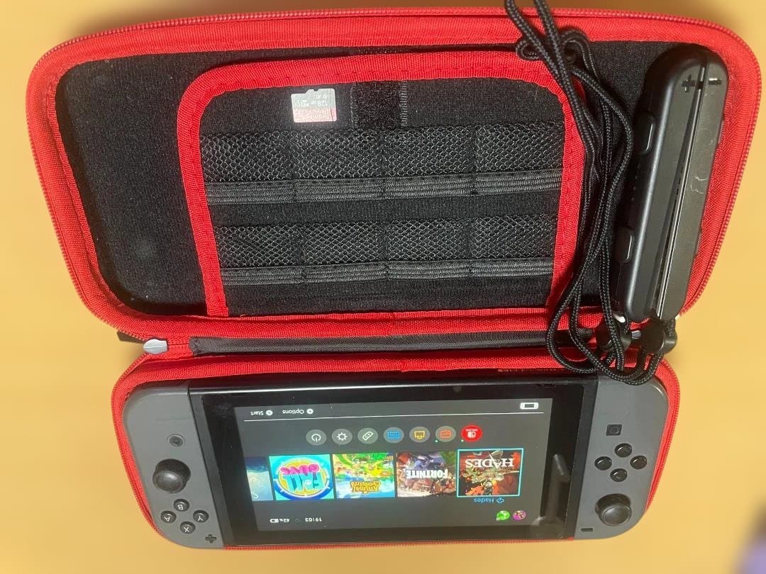 Nintendo Switch グレー 本体 キャリングケース付き