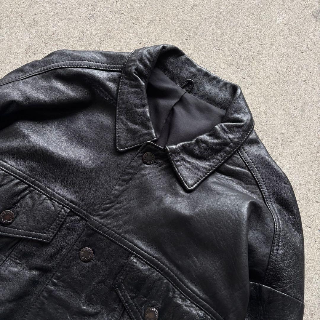 00s archive real leather tracker jacket - メルカリ