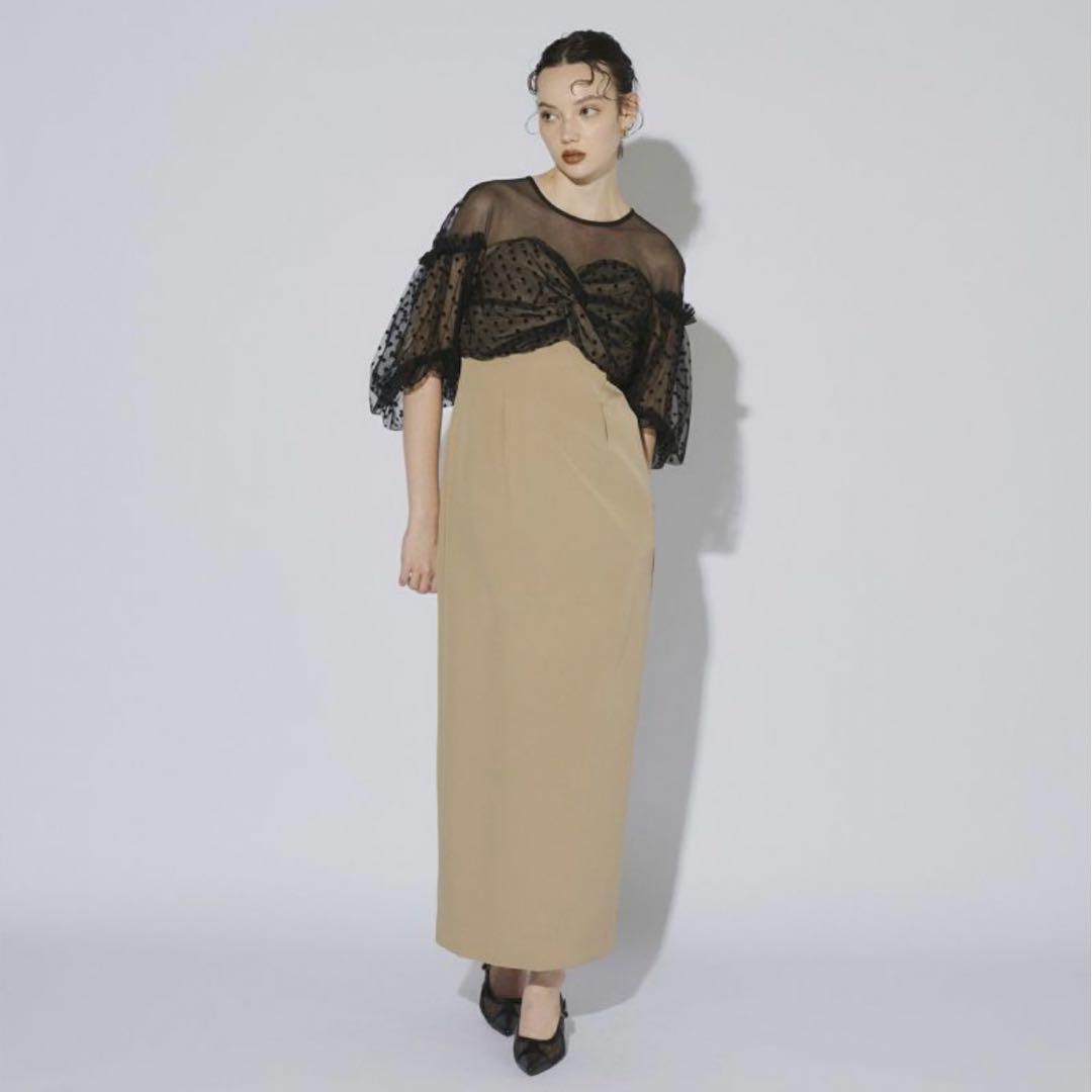 フロッキー・ドット・ワンピース【結婚式・二次会】