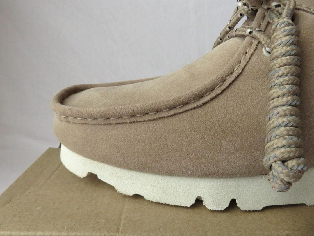 クラークス ワラビー GTX サンド UK7.5 ゴアテックス 防水 ビブラム