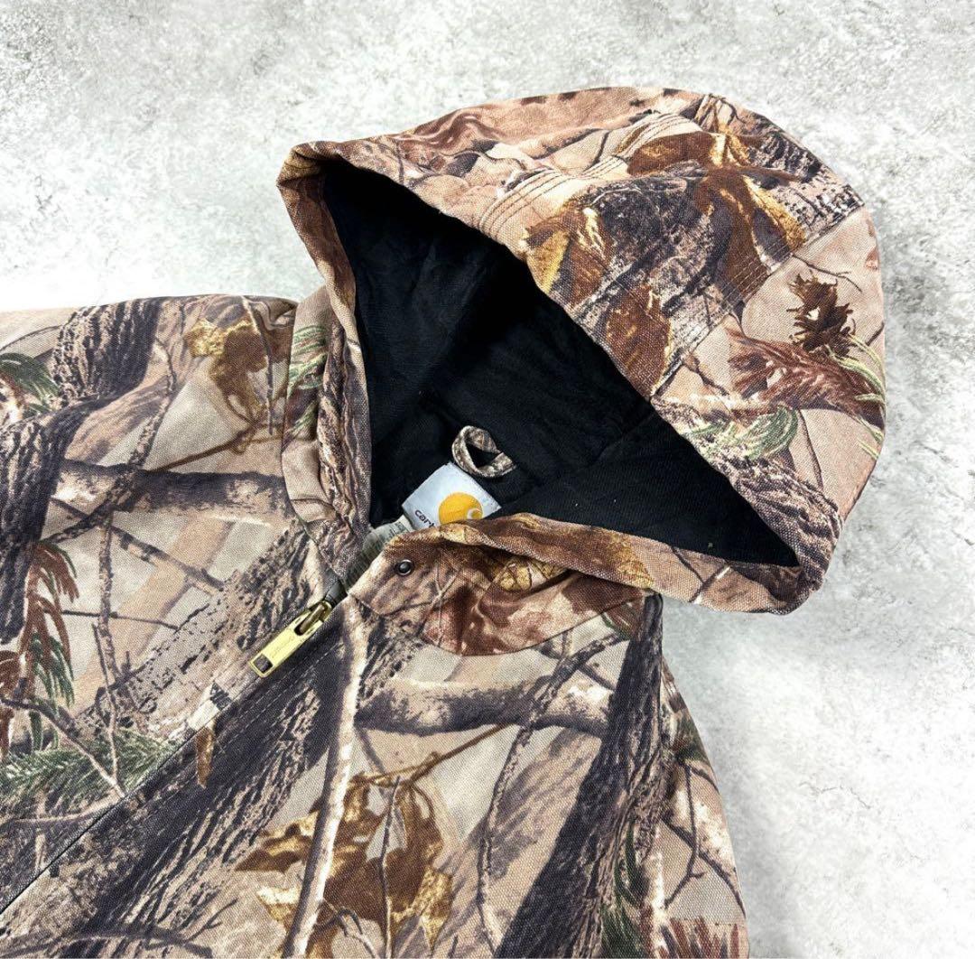 【希少】リアルツリーカモ アクティブジャケット 古着 L 冬服