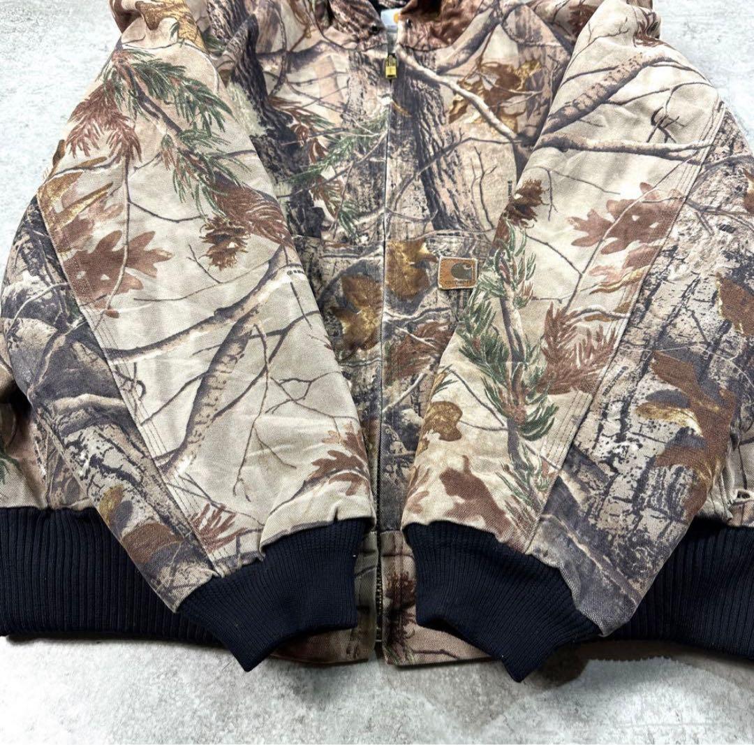 【希少】リアルツリーカモ アクティブジャケット 古着 L 冬服