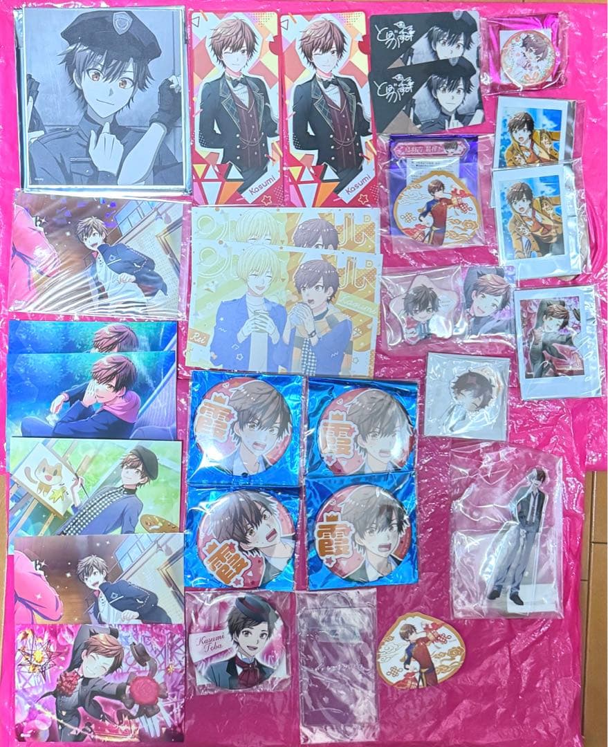 値下げ相談可能】オンエア！ 鳥羽霞 缶バッジ ブロマイド しおり アクスタ