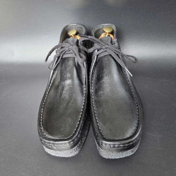 新品 CLARKS ワラビー レザー 革靴 クレープソール 26.5㎝