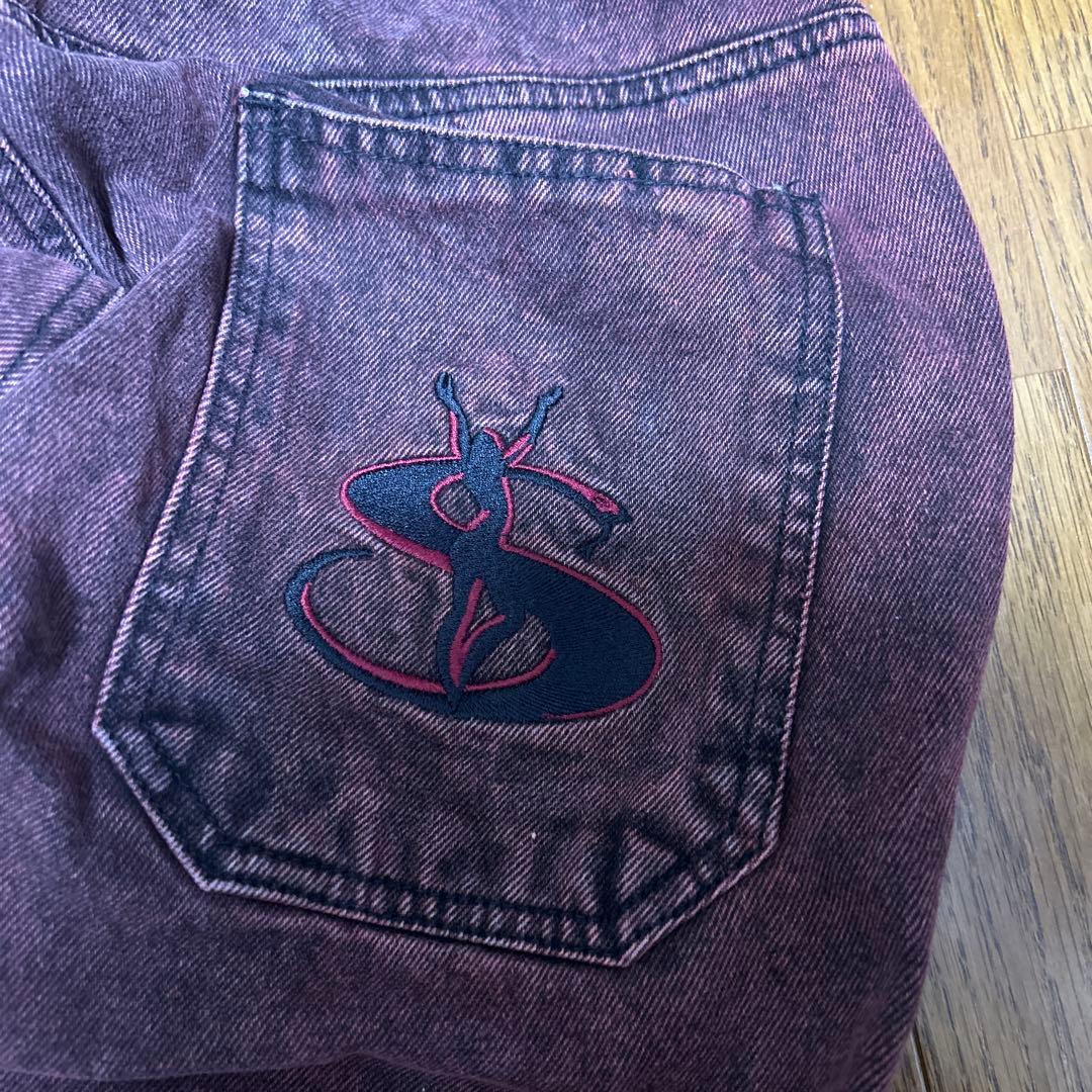 ヤードセール デニム 赤