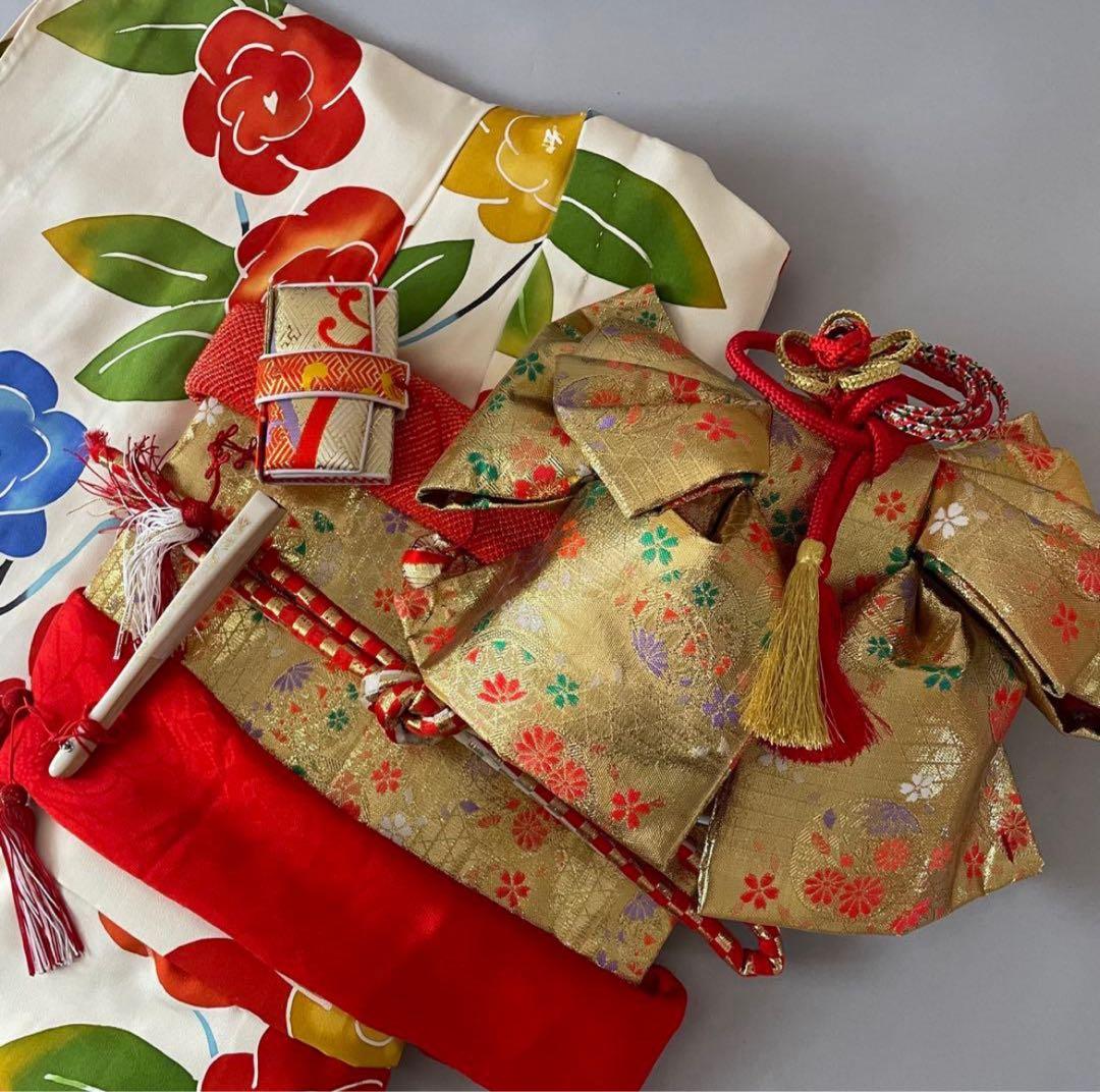 七五三　6歳　7歳　正絹お着物セット