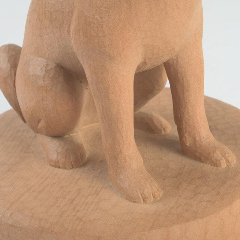 新木 氷馬 様専用富山県工芸家 得地秀生作 木彫 犬