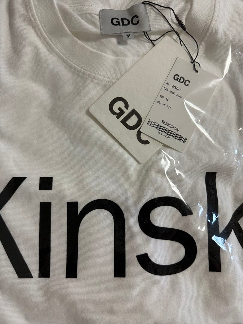 KJ着用 GDC Kinski ホワイト Tシャツ Mサイズ