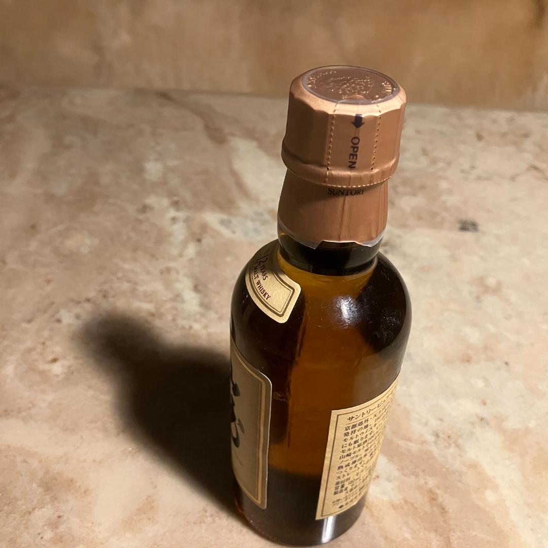 サントリー 山崎 12年 ピュアモルトウイスキー 希少美品ミニボトル180ml