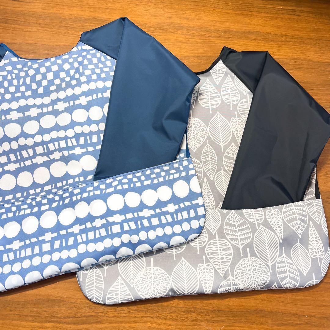 ☆asumi☆ お食事エプロン 長袖 スタイ ☆asumi☆ お食事エプロン 長袖 スタイ