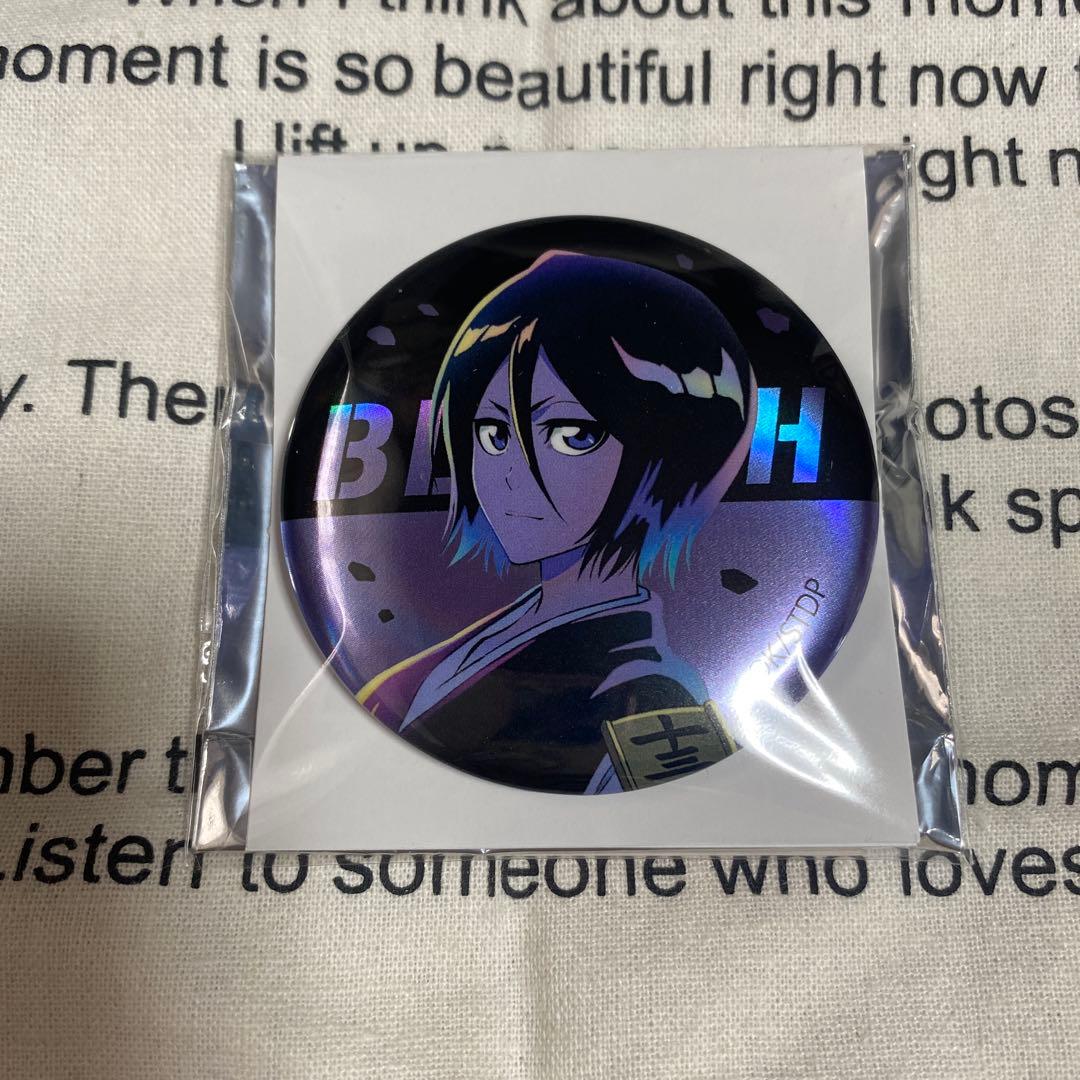 BLEACH 千年血戦篇 メタリック 缶バッジ カミアニTOUCH 朽木ルキア