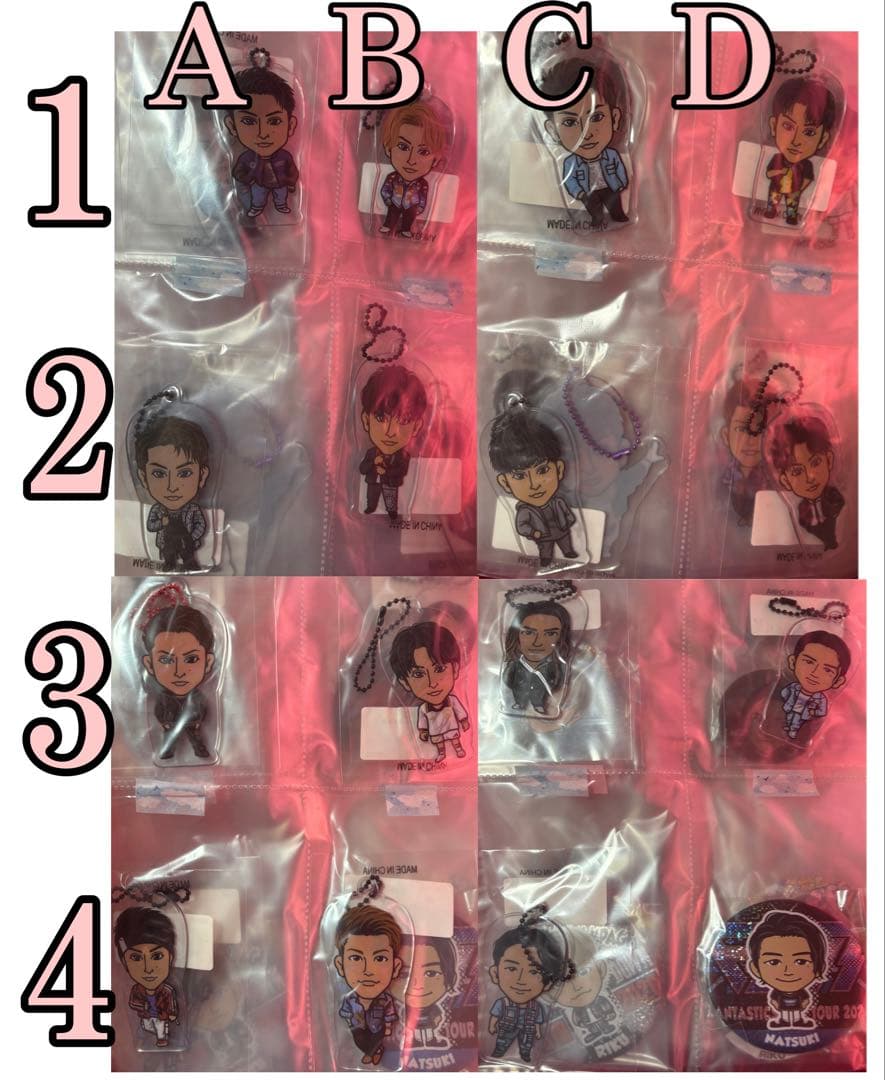 RIKU 堀夏喜 澤本夏輝 砂田将宏 白濱亜嵐 缶バッチ フォトキー