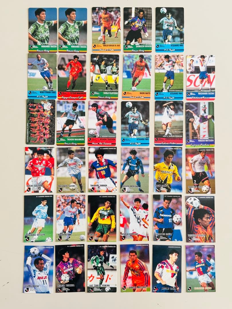 カルビー Jリーグチップス カード 1994〜1996 35枚セット - メルカリ
