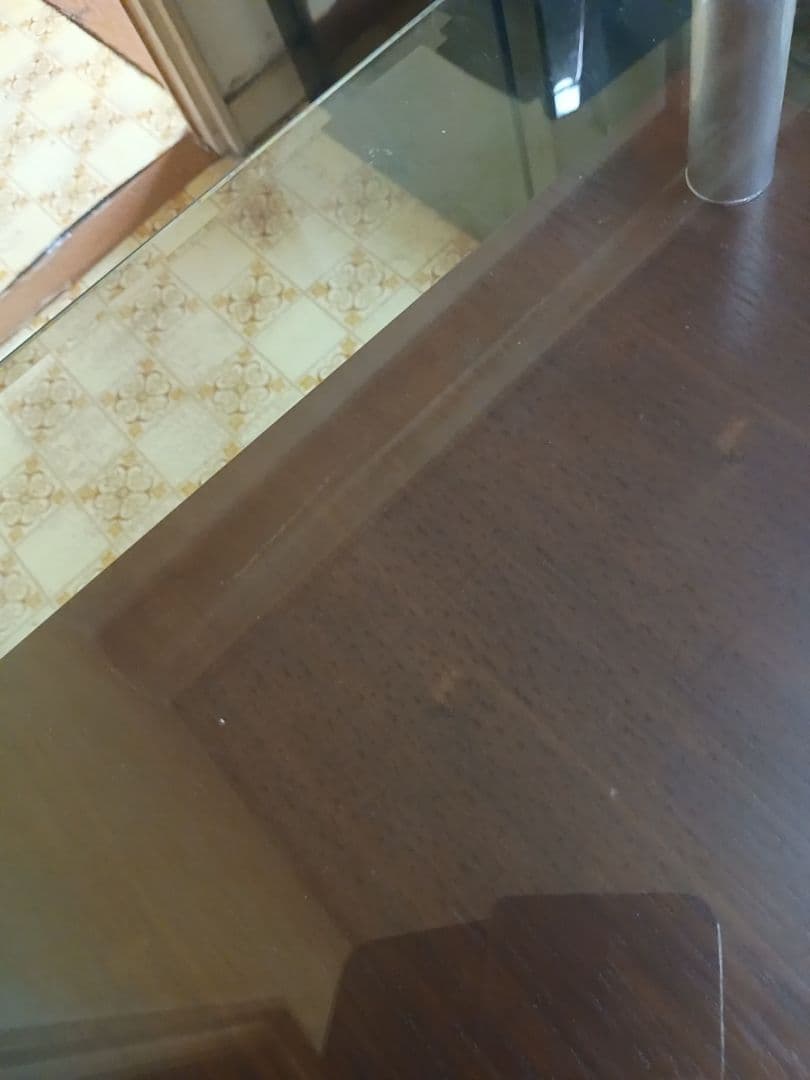 ディノス dinos ガラス 二重天板昇降式ダイニングテーブル