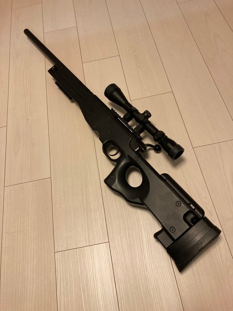 スナイパーライフル ブラック スコープ付き