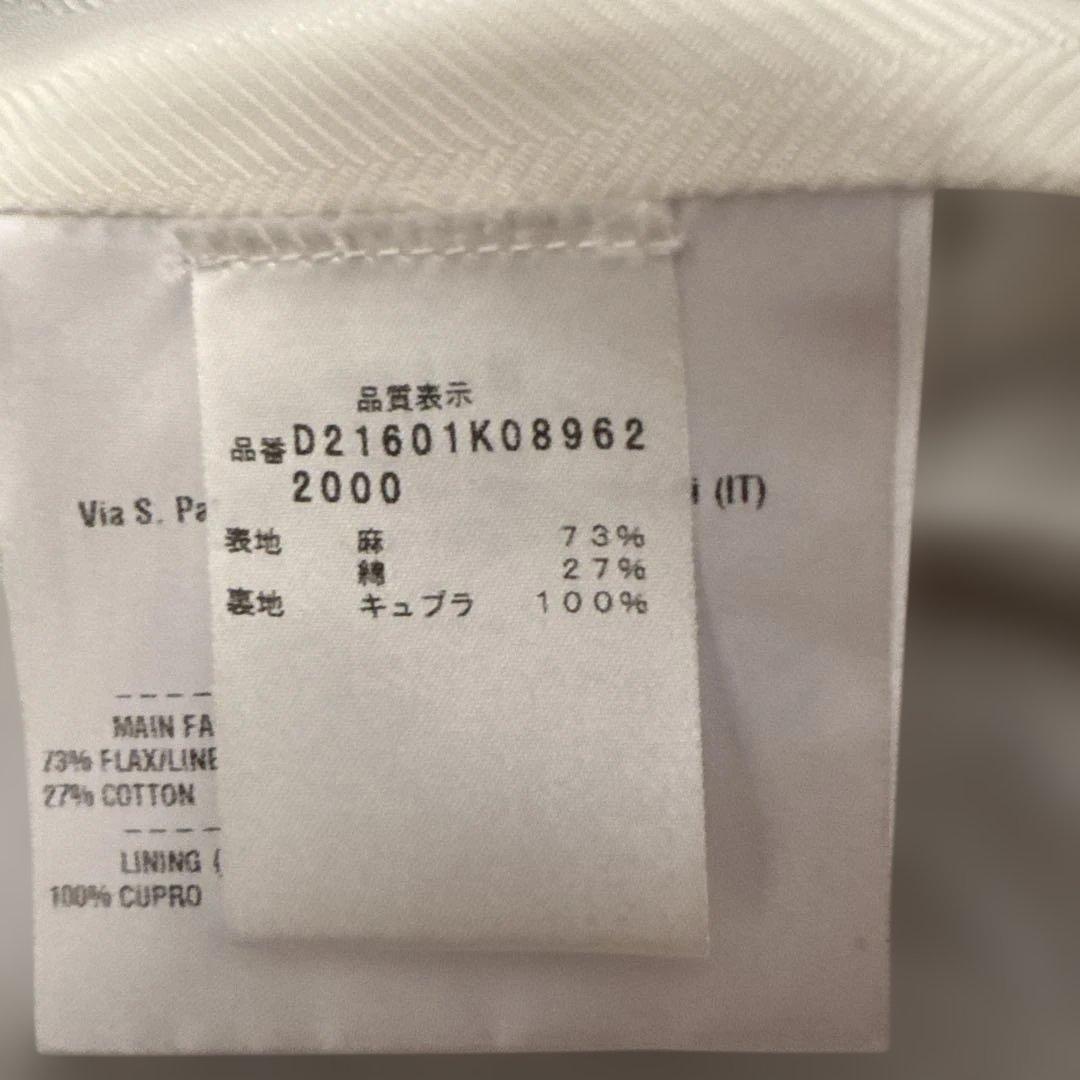 kiton キートン コート チェスターコート 麻 赤系