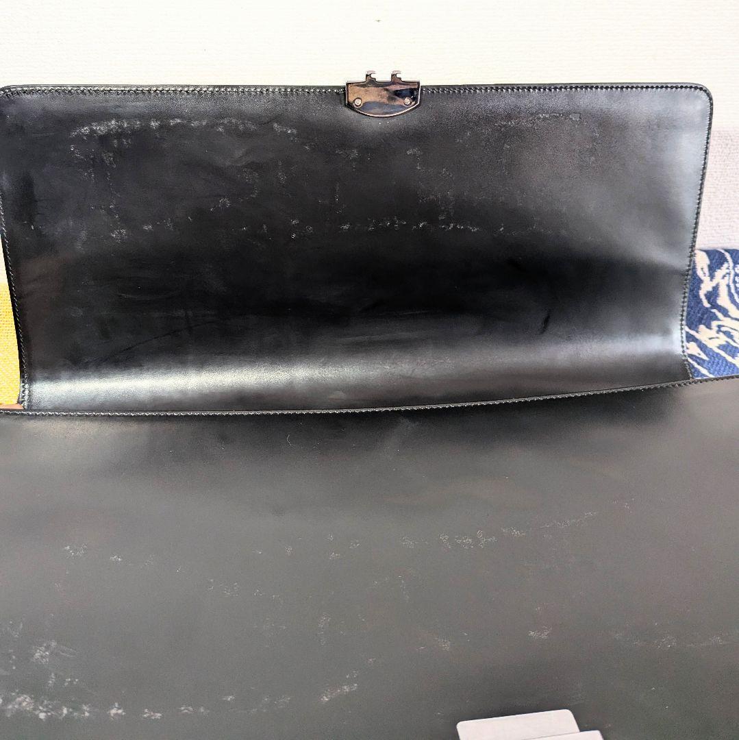 Pineider ピナイダー レザー ビジネスバッグ　黒