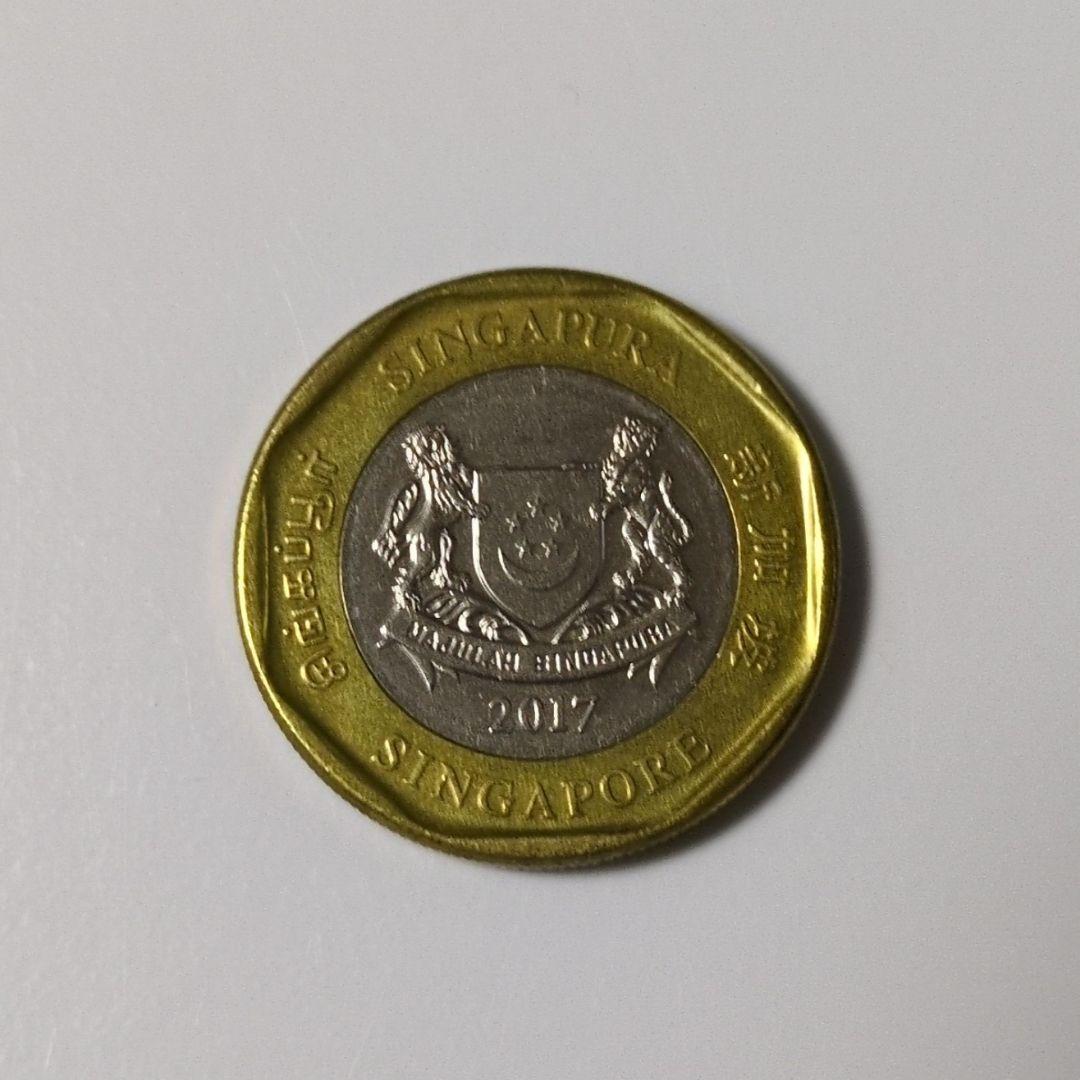シンガポールドル 硬貨 コイン 1ドル 1枚 - メルカリ
